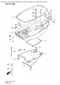 412B  -  Lower Cover (Dt40Wr) (412B -    (Dt40Wr))