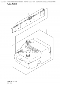 432A  -  Fuel  Tank (Plastic/25L)  (Dt40W)(Dt40Wr) (432A -   ( / 25L) (Dt40W) (Dt40Wr))