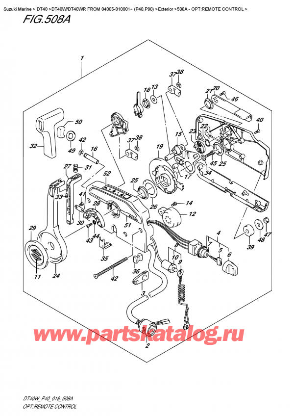   ,   , SUZUKI DT40W RS / RL FROM 04005-810001~ (P40), :  