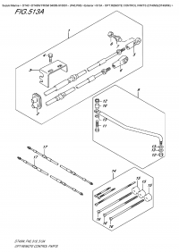 513A  -  Opt:remote Control  Parts  (Dt40W)(Dt40Wk) (513A - :     (Dt40W) (Dt40Wk))
