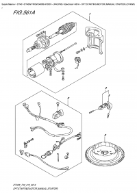 561A  -  Opt:starting  Motor  (Manual  Starter)  (Dt40W) (561A - :  ( ) (Dt40W))