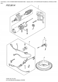 561A  -  Opt:starting  Motor  (Manual  Starter)  (Dt40W  P40) (561A - :  ( ) (Dt40W P40))
