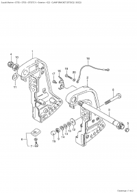 022 - Clamp Bracket (Dt55Cq / 65Cq) (022 -   (Dt55Cq / 65Cq))