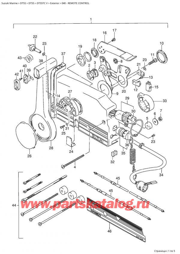  ,    ,  Suzuki DT55TC V,   - Remote Control