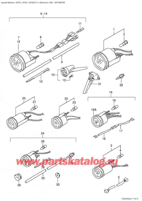 ������ �������������, �� ��������� ���������, SUZUKI Suzuki DT55TC V, Opt:meter / �����: �������
