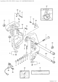 21A - Clamp Bracket (Model:95~99) (21A -   (Model: 95~99))