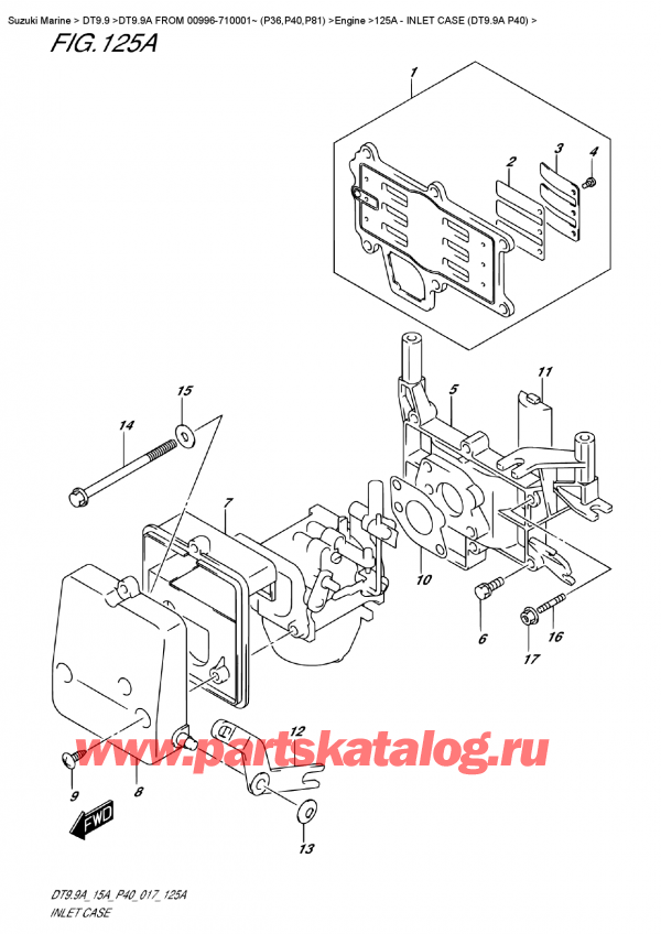  ,   , Suzuki DT9.9A S/L  FROM 00996-710001~ (P40)  ,  Case (Dt9.9A P40)