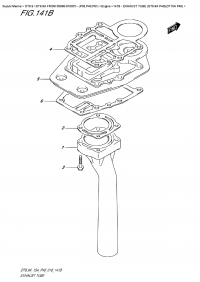 141B  -  Exhaust Tube (Dt9.9A  P40)(Dt15A  P40) (141B -   (Dt9.9A P40) (Dt15A P40))