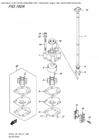160A  -  Water Pump (Dt9.9A  P40) (160A -   (Dt9.9A P40))