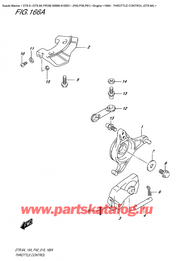 ,   , Suzuki DT9.9A S FROM 00996-910001~ (P40),   (Dt9.9A)