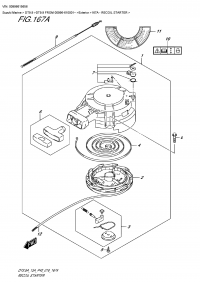 167A - Recoil Starter (167A -  )