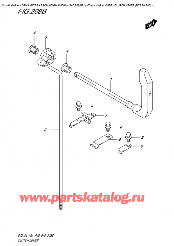  ,   , Suzuki DT9.9A S FROM 00996-910001~ (P40),   (Dt9.9A P40)