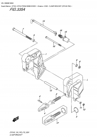 335A - Clamp Bracket (Dt9.9A P40) (335A -   (Dt9.9A P40))