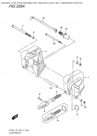 335A  -  Clamp Bracket  (Dt9.9A  P40) (335A -   (Dt9.9A P40))