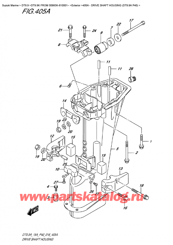 ,   , Suzuki DT9.9AK FROM 00993K-610001~ ,    (Dt9.9A P40)