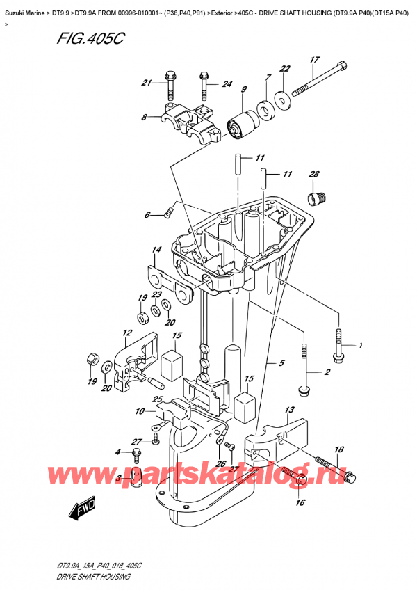  ,    , Suzuki DT9.9A S FROM 00996-810001~ (P40)  2018 ,    (Dt9.9A P40) (Dt15A P40)