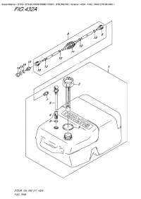 432A  -  Fuel Tank  (Dt9.9A  P40) (432A -   (Dt9.9A P40))