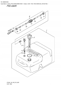 432A - Fuel Tank (Resin:25L) (Dt9.9A P40) (432A -   (Resin: 25L) (Dt9.9A P40))