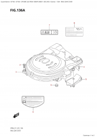 136A - Ring Gear Cover (136A -   )