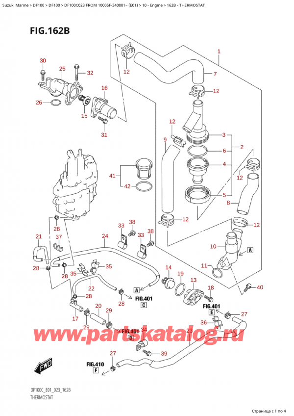  , , Suzuki Suzuki DF100C TL / TX FROM 10005F-340001~  (E01 023), 
