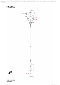 206A  -  Clutch Rod  (L- (206A -   (L-)