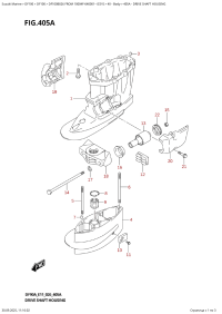 405A  -  Drive  Shaft  Housing (405A -   )