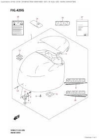 420G - Engine Cover (Df100B) (420G -   () (Df100B))
