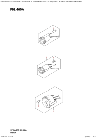 460A  -  Meter  (Df70A,Df80A,Df90A,Df100B) (460A -  (Df70A, Df80A, Df90A, Df100B))