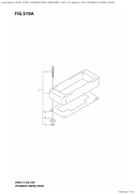 519A - Opt:remote Control Spacer (519A - Опции: дистанционное управление Проставка)