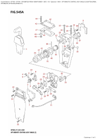 545A - Opt:remote Control Assy Single (2) ((Df70A,Df80A, (545A -    ,  (2) ( (Df70A, Df80A,)