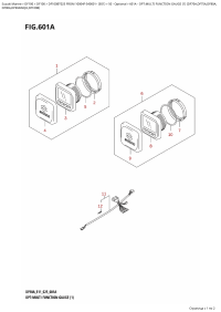 601A  -  Opt:multi  Function  Gauge  (1)  (Df70A,Df75A,Df80A, (601A - : multi Function Gauge (1) (Df70A, Df75A, Df80A,)