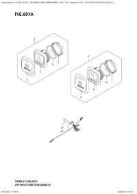 601A  -  Opt:multi  Function  Gauge  (1) (601A - : multi Function Gauge (1))
