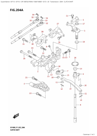 204A - Clutch Shaft (204A -  )