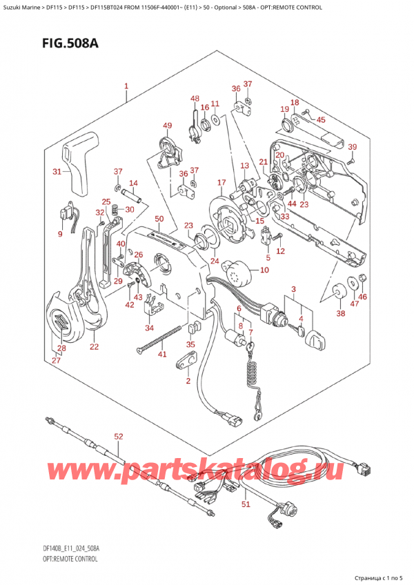  ,  , Suzuki Suzuki DF115B TL / TX FROM 11506F-440001~  (E11 024)  2024 , :  