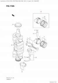 116A - Crankshaft (116A - )