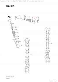 121A - Camshaft (Df140At:e01) (121A -   (Df140At: e01))