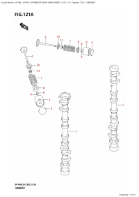 121A - Camshaft (121A - ����������������� ���)