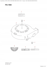 136A - Ring Gear Cover (Df140T:e01) (136A -    (Df140T: e01))