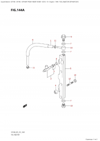 144A - Fuel Injector (Df140At:e01) (144A -   (Df140At: e01))