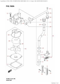 160A - Water Pump (E01,E03,E11) (160A - ������� ����� (E01, E03, E11))