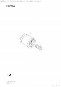 178A - Oil Filter (178A -  )