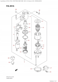 301A - Starting Motor (301A -  )