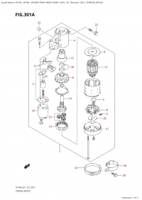301A - Starting Motor (301A -  )