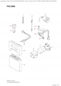 326A - Ptt Switch  /  Engine Control Unit  (Df140T:e01) (326A -   /    (Df140T: e01))
