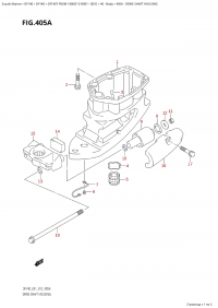 405A - Drive Shaft Housing (405A -   )