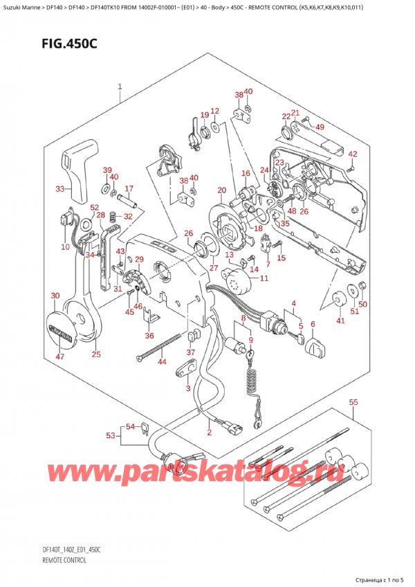 ,   , Suzuki Suzuki DF140T K10 FROM 14002F-010001~ (E01 010)   2010 ,   (K5, K6, K7, K8, K9, K10, 011)