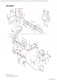 542A - Opt:remote Control Assy Dual (2) (542A - :     Dual (2))