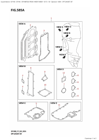 585A - Opt:gasket Set (585A - �����: �������� ���������)
