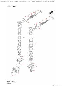 121B - Camshaft  (Df150At,Df150As,Df150Az) (121B -   (Df150At, Df150As, Df150Az))