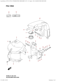 135A  -  Silencer  /  Ring  Gear  Cover (135A - ��������� / ������ ��������� ��������)